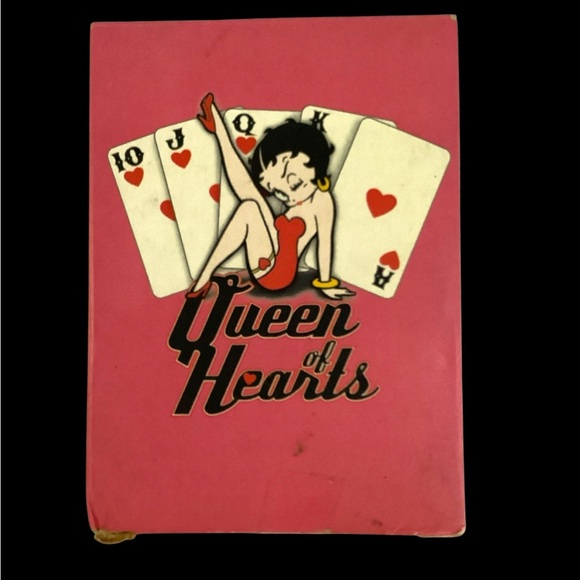 Vintage Betty Boop Queen Of Hearts Playing Cards Universal Studios - Picture 3 of 4